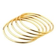 thumbnail image 1 of Bracelet Vintage Simple pour Femmes en Acier Inoxydable, Bague Ronde, Bracelet en Acier Inoxydable, Bijou de Fête, Cérémonie, Cadeau d'Anniversaire, Or, 1 of 6