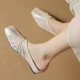 thumbnail image 2 of Women's Closed Toe Mule Flats, Breathable Mesh Slip On Casual Shoes with Low Wedge Heel, 2 of 6