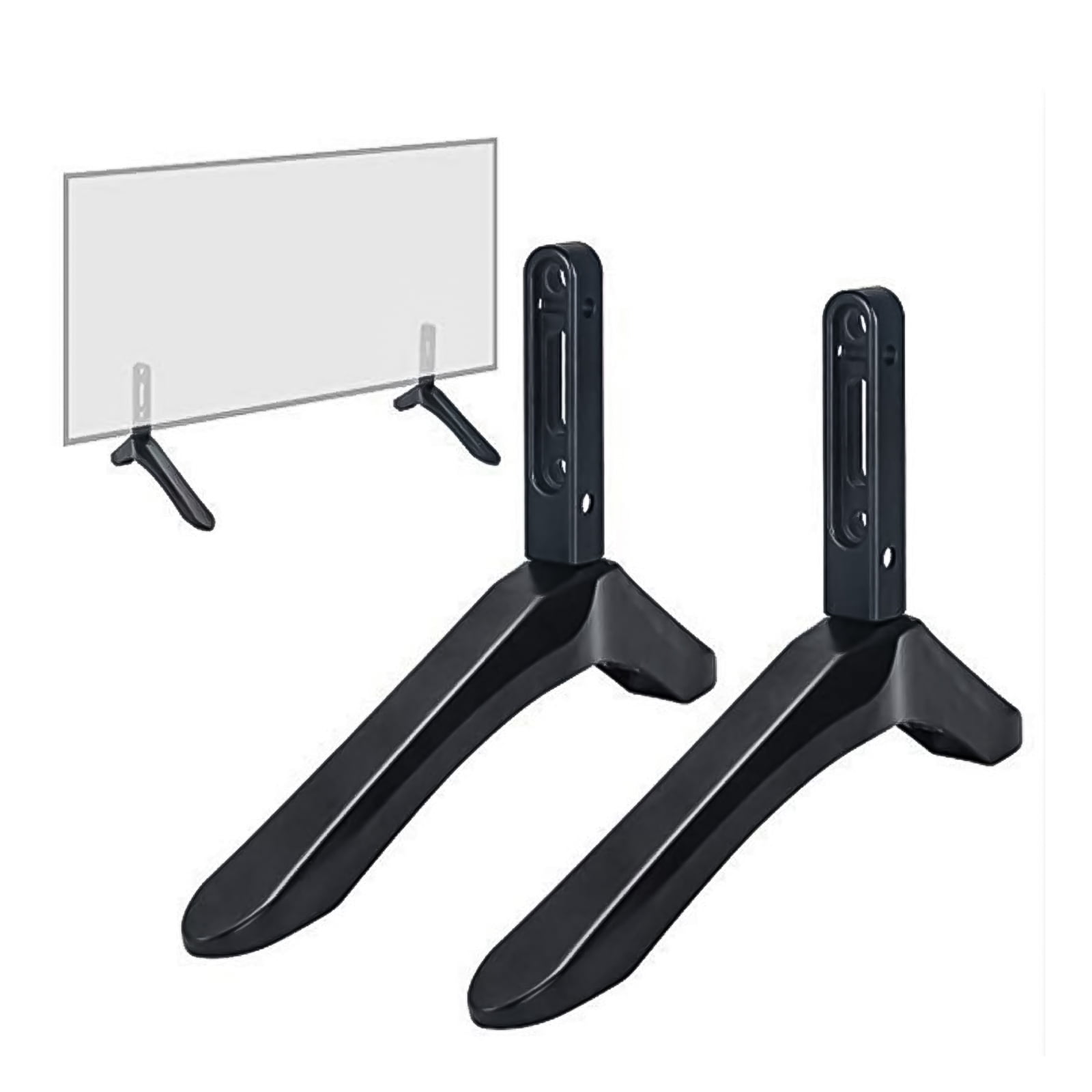 Universal Tabletop TV Stand For 32 to inch LCD LED TVs, Stuffygreenus TV Base Holds Up to 99lbs, Punch-Free Walmart.com