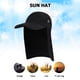 thumbnail image 4 of Sombrero de pesca unisex Gorra con visera Protección solar con cubierta para el cuello de la oreja (Negro) Ehuebsd  Para estrenar, 4 of 8