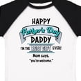 thumbnail image 4 of Inktastic Happy Father's Day Best Ever Boys or Girls Toddler T-Shirt, 4 of 5