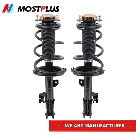 MOSTPLUS Pair Front Shock Struts w/ Coil Springs for Lexus RX330 RX350 Toyota Highlander