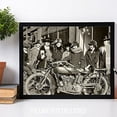 thumbnail image 6 of Indian Motorcycle Biker Babes Art Print - 11x14 Unframed Art Print - Great Gift for Motorcycle Riders, 6 of 6