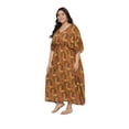 thumbnail image 5 of Gypsie Blu Women's Plus Size Rayon Kaftan Dresses Long Maxi Dress for Ladies Girls Online, 5 of 7