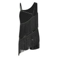 thumbnail image 2 of inhzoy Girls Sequins Ballroom Costumes Tassel Latin Dance Dress Black 16, 2 of 5