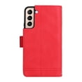 thumbnail image 6 of Feishell for Samsung Galaxy S23+ 6.6 inch Zipper Wallet Case with Wrist Strap & Shoulder Strap,Premium PU Leather Magnetic Clasp Flip Holder Card Slots Crossbody Phone Case for Women Men,Red, 6 of 18