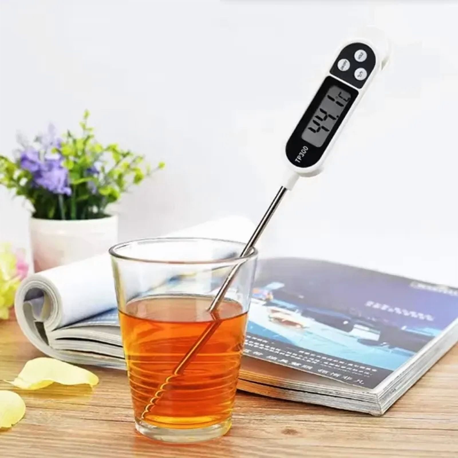 1-10P Digital Kitchen Food Thermometer TP300 Water Oil Thermometer for Meat Cooking Food Probe BBQ Electronic Oven Kitchen Tools