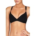 thumbnail image 1 of STELLA MCCARTNEY S218-318 Racerback Bralette Soft Demi Cup BRA Black SMALL, 1 of 2