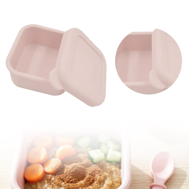 Silicone Food Storage Containers Microwave Leak Proof Meal Prep Containers Refrigerator Organizer Kitchen Storage