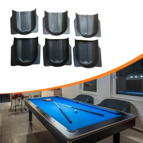 DYNWAVECA 6Pcs Pool Table Gully Boots Easy to Use Smoothly Wear Resistant Parts Rubber