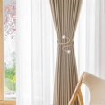 thumbnail image 5 of 4 Pcs Pearl Curtain Tiebacks, Metal Weave Rope Curtain Hold back for Home Hotel Office Window Curtain Accessories, 5 of 5