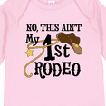 thumbnail image 4 of Inktastic No, This Ain't My 1st Rodeo Cowboy Hat and Lasso Boys or Girls Long Sleeve Baby Bodysuit, 4 of 5