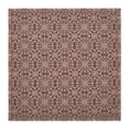 thumbnail image 2 of VHC Brands Custom House Burgundy & Tan Jacquard Table Topper 20x20, Kitchen and Dining Room Decor, Tabletop Accessory, Cotton, Custom House Collection, Square 20x20, Natural, 2 of 3