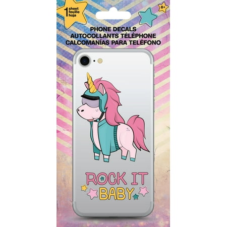 Rock It Unicorn Phone Decals