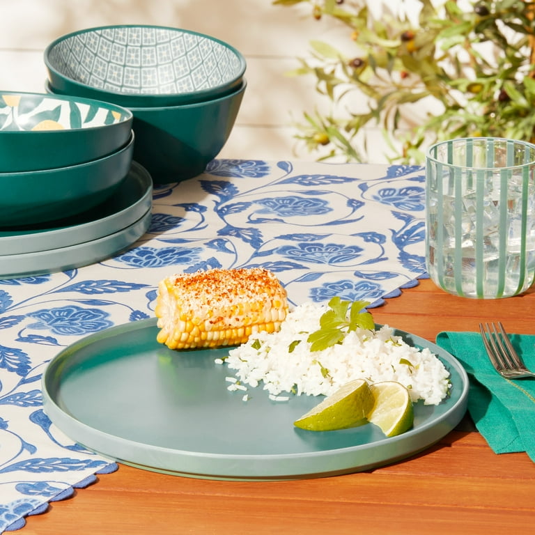 Mainstays by Becky G. & Alejandra Bamboo Melamine Dinner Plate