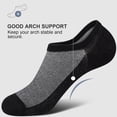 thumbnail image 2 of CAILDANL No Show Socks Men, Low Cut Ankle Short Casual Cotton Socks with Non Slip Grips 6-10/11-13, 2 of 7