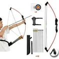 thumbnail image 1 of Runzkzy Bow and Arrow for Teens Beginner Archery Shooting Practice Compound Bow Training Set, 1 of 14