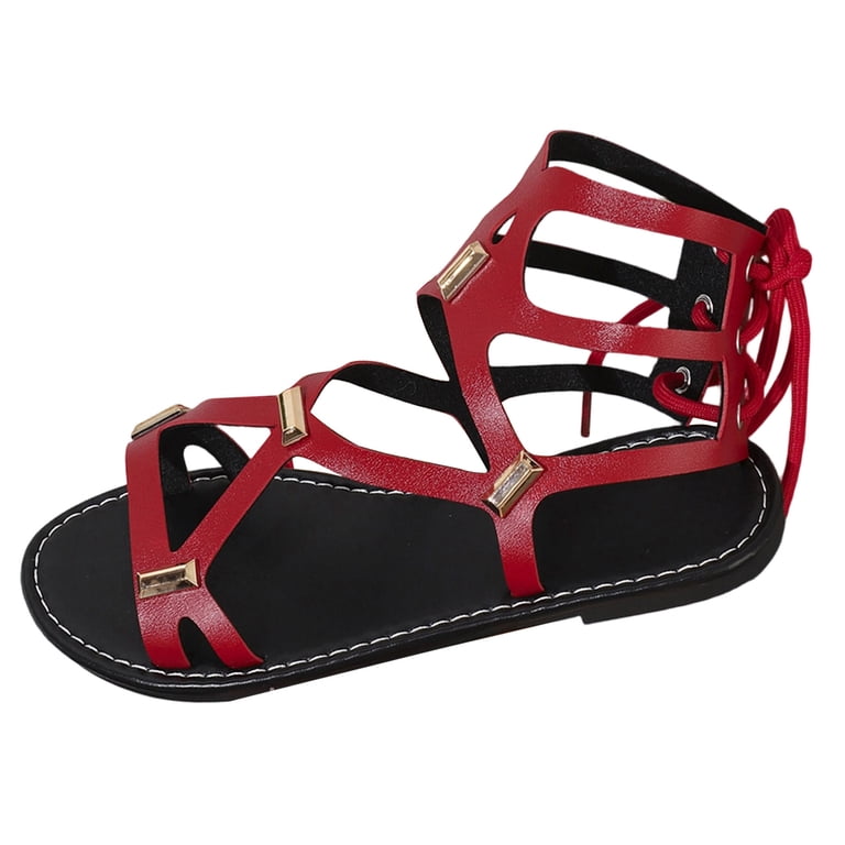red flat dress sandals Devon Red Moir Slingback Sandal | Flat Sandals