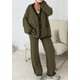 thumbnail image 2 of Conjunto Coordinado PRETTYGARDEN Verde Caqui 2 Piezas M, 2 of 8