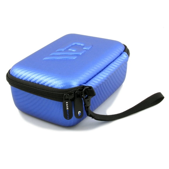 Casematix Carry Case Compatible with Smartech Lifeprint 2×3 Hyperphoto Printer, Zink Photo Paper and Accessories, Blue Case Only