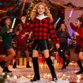 thumbnail image 4 of Lanbubble Girls Christmas Hoodie Sweatshirt Warm Pullover Top with Button, Sizes 6-13 Years, 4 of 4