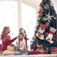 thumbnail image 3 of Christmas stocking set, 2 pieces, large Christmas stockings, Christmas decoration stockings, 3 of 4