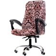 thumbnail image 1 of Printed Office Chair Covers, Stretch Computer Chair Cover Universal Boss Chair Covers Modern Simplism Style High Back Chair Slipcover - A1, Medium, 1 of 7