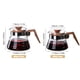 thumbnail image 3 of "Jarra de vidrio premium para café de 400ml con mango de madera y escala de medición clara - Diseño moderno y fácil de limpiar", 3 of 6