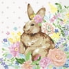 Pioneer Woman Easter Bunny Paper Dinner Napkins, 8in, 20ct