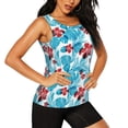 thumbnail image 2 of Easygdp Hawaiian Style Women's Workout Tank Top, Running Top, Hiking Shirt, Quick-Dry for Running, Yoga, Hiking -, 2 of 9
