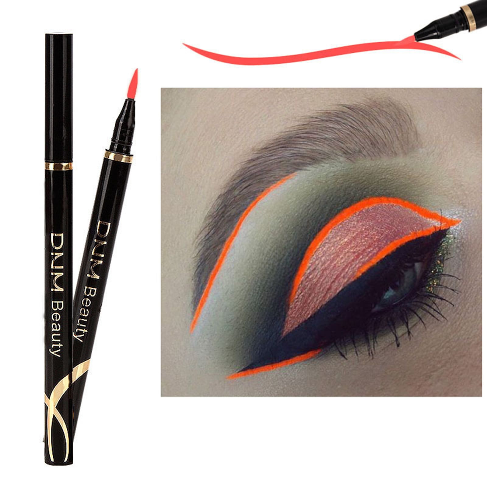 ERTUTUYI Matte Color Liquid Eyeliner, 12 Colors Liquid Eyeliner Waterproof Long Lasting Liquid