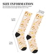 thumbnail image 2 of Lsque Cute Duck And Flower Pattern Sport Compression Socks for Men & Women 15-20 mmHg Knee High Nurse Pregnant Running Medical and Travel Athletic, 2 of 6