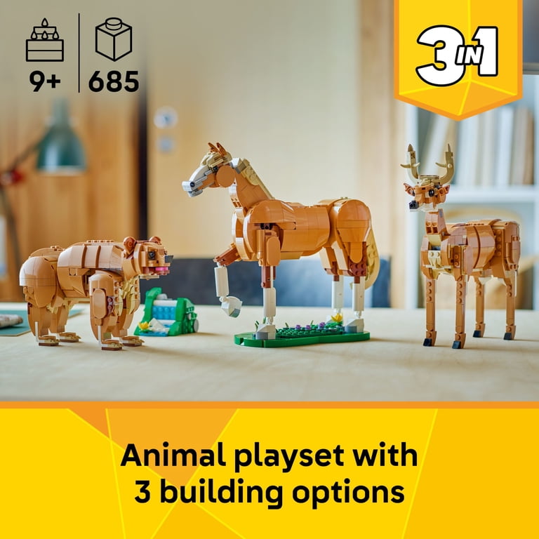 LEGO Creator 3 in 1 Horse Building Toy, 685 Pieces - Walmart.com