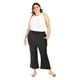thumbnail image 1 of Pantalon de lino Roman Fashion /Tallas Extras, 022 (Negro) negro 36, 1 of 4