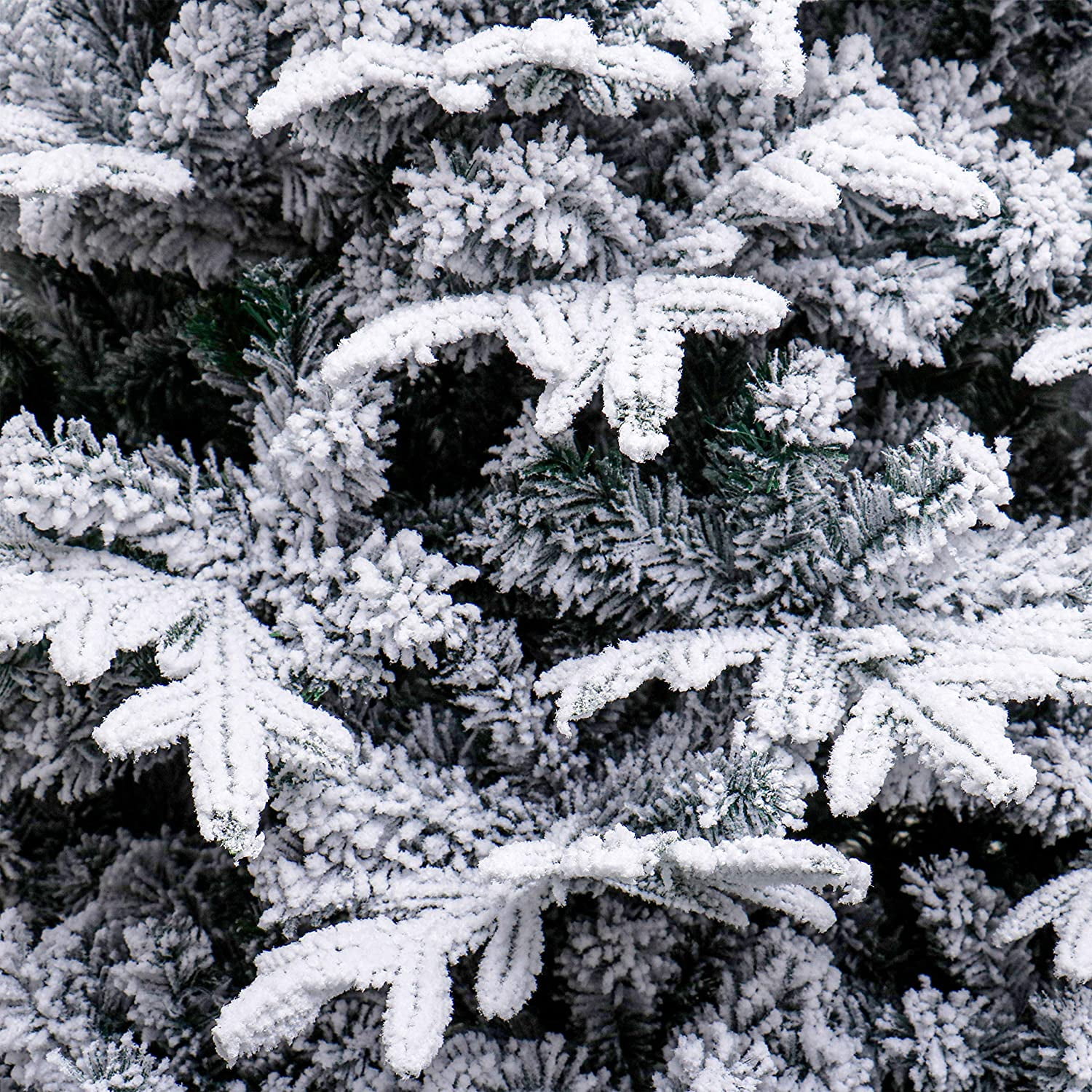 ALEKO CTS71H650 Deluxe Artificial Indoor Christmas Holiday Tree 6 Foot Snow Dusted ALEKO CTS71H650 Deluxe Artificial Indoor Christmas Holiday Tree 6 Foot Snow Dusted