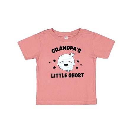 

Inktastic Cute Grandpa s Little Ghost with Stars Gift Baby Girl T-Shirt