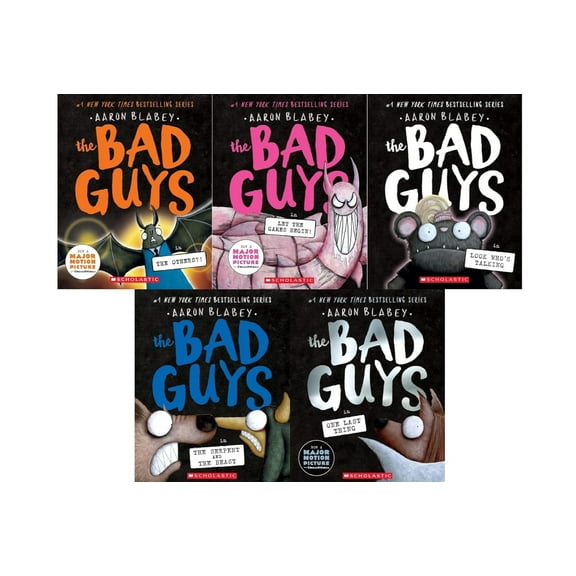 Aaron Blabey Bad Guys Series 5 Books – Collection Set (16–20)