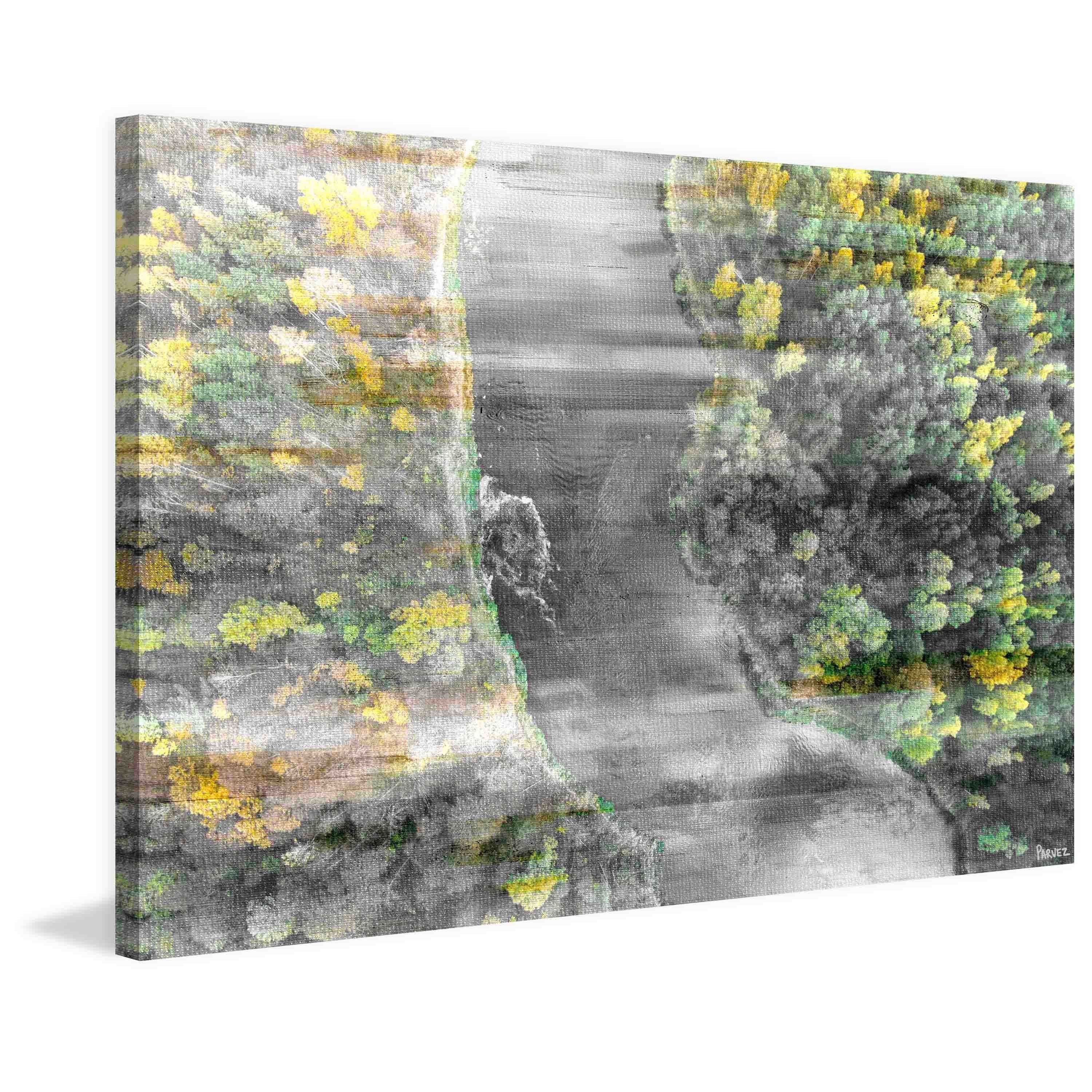 "River Run" Painting Print on Wrapped Canvas