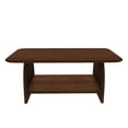 thumbnail image 6 of 47 Inch Rectangular Coffee Table with Storage Shelf - Modern Minimalist Wood Design, 6 of 8
