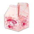thumbnail image 1 of Cartón de vidrio para leche Hello Kitty Sanrio Strawberry 350 ml, 1 of 9