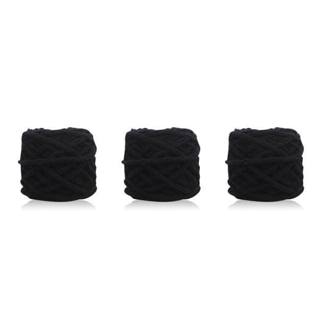 Toystoory Hilo Chinlon de punto cálido de 100g para mujer, tejido a mano para bebé, bufandas de hilo de una sola hebra, gorro, suministros para Type2 NO2