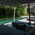 thumbnail image 4 of Semi-Cassette Motorized LED Luxury Patio Awning - 13 x 10 Ft - Silver Gray - Moroccan Collection, 4 of 8