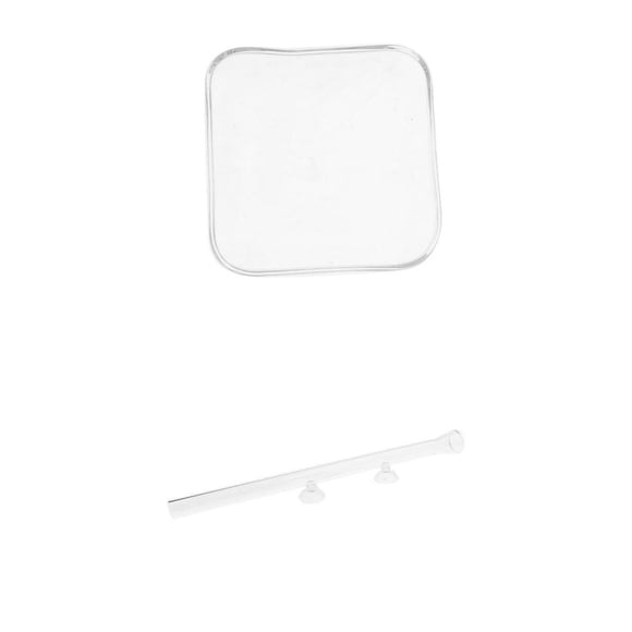 2 Uds Recipiente Alimentador de Comida para Camarones Zulema Alimentador de camarones de acuario Transparente