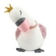 thumbnail image 3 of Muñeco de cisne de juguete rosa bebé animal de peluche lindo cisne decoración de la habitación de los niños con coronaRosa 25 cm, 3 of 5