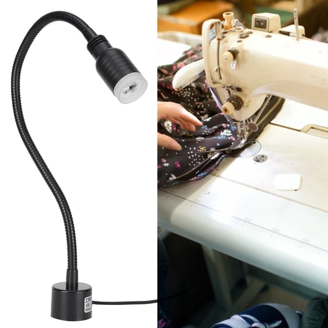 Lámpara de máquina herramienta luz de trabajo LED de baja extinción y ahorro de energía conveniente y práctica con base magnética de manguera flexible de 360 ANGGREK Otros