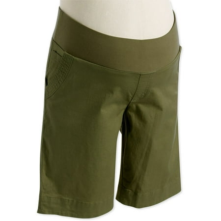 Maternity Demi-Panel Bermuda Shorts