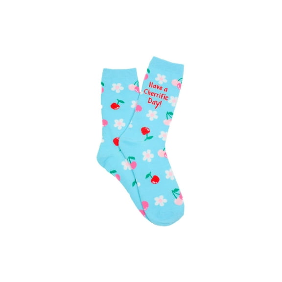 Everything Legwear Have a Cherrific Day Crew Sock