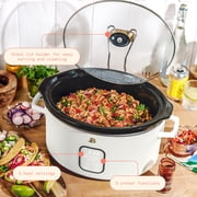 Beautiful 6 Qt Programmable Slow Cooker, White Icing by Drew Barrymore