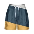 thumbnail image 2 of Pantalones Cortos Sueltos para Mujeres de Verano Impreso Encaje Hasta Bolsillo Elástico Pantalones Cortos Casuales Poliéster, Moda Pantalones Cortos de Verano para Uso Diario Y de Ocio, 2 of 5