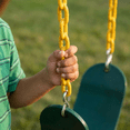 thumbnail image 5 of Bibana 2PCS Swings Seats Heavy Duty with 66" Chain, Playground Swing Set Accessories Replacement with Snap Hooks, Support 250lb (Green), 5 of 8